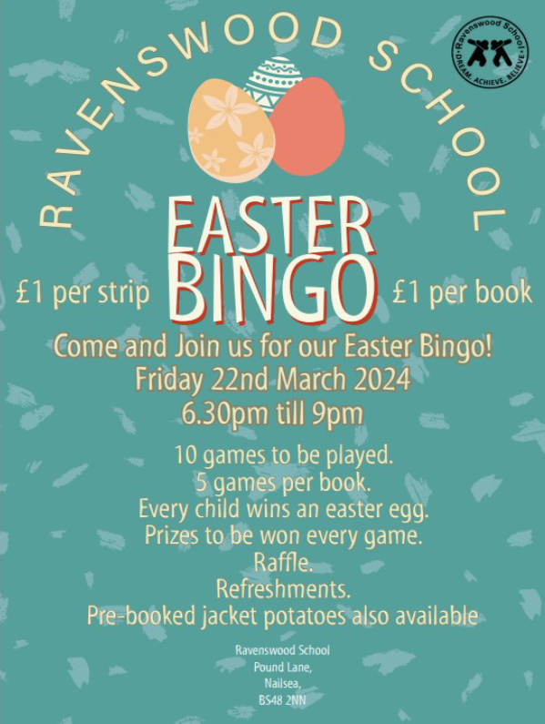 6.30 to 9pm: Easter Bingo